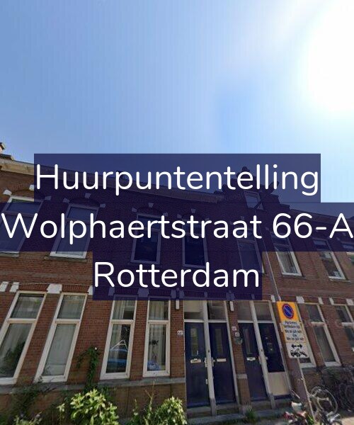 Foto gevel Huurpuntentelling voor Wolphaertstraat 66-A, Rotterdam