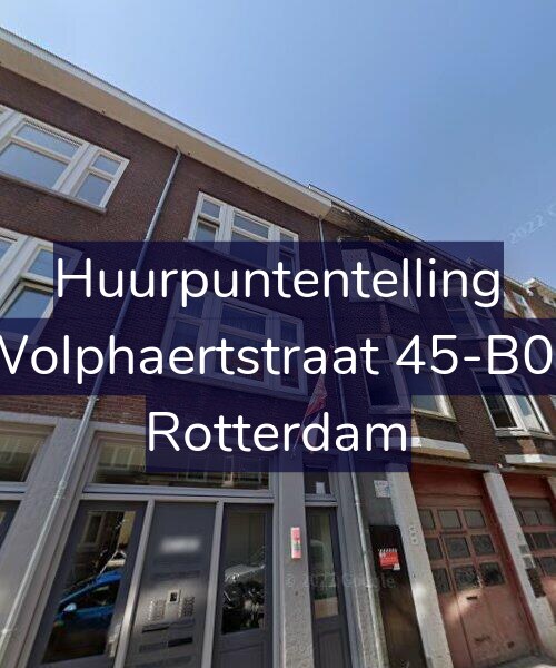 Foto gevel Huurpuntentelling voor Wolphaertstraat 45-B02, Rotterdam
