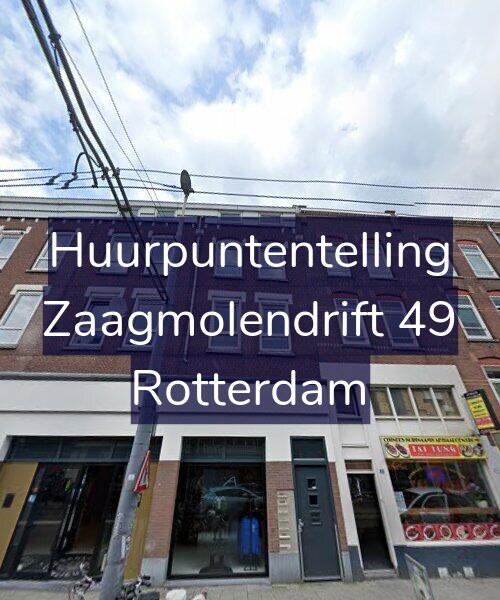 Foto gevel Huurpuntentelling voor Zaagmolendrift 49, Rotterdam
