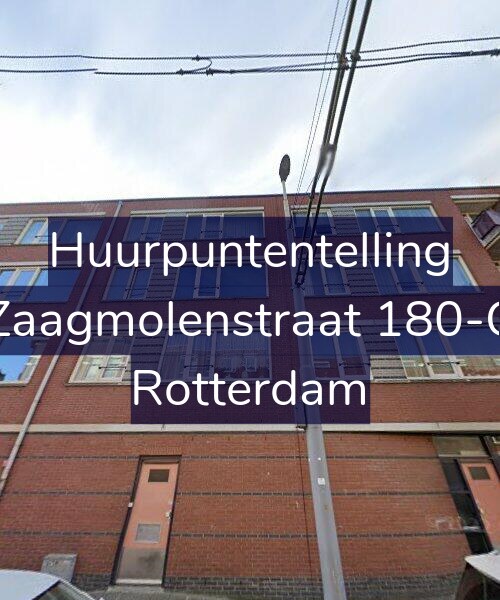 Foto gevel Huurpuntentelling voor Zaagmolenstraat 180-C, Rotterdam