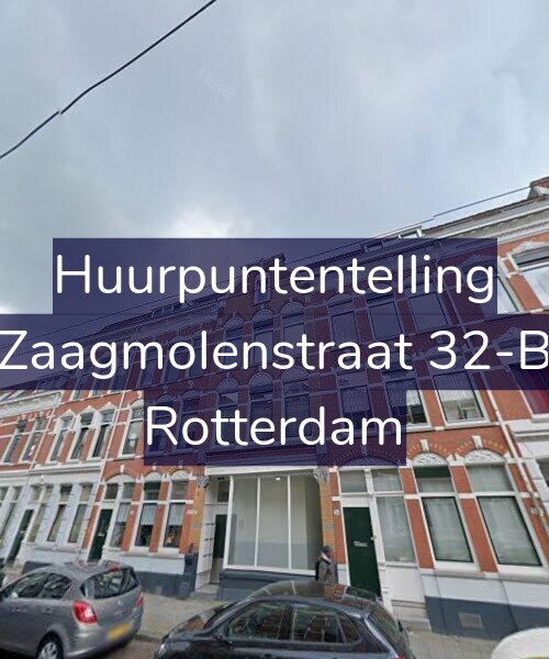 Foto gevel Huurpuntentelling voor Zaagmolenstraat 32-B, Rotterdam