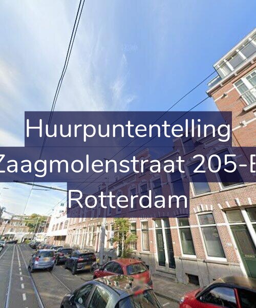 Foto gevel Huurpuntentelling voor Zaagmolenstraat 205-B, Rotterdam