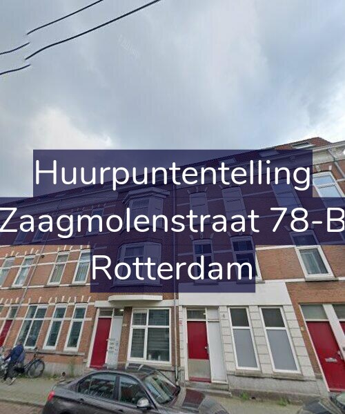 Foto gevel Huurpuntentelling voor Zaagmolenstraat 78-B, Rotterdam