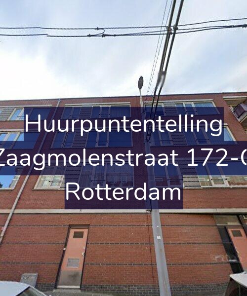 Foto gevel Huurpuntentelling voor Zaagmolenstraat 172-C, Rotterdam