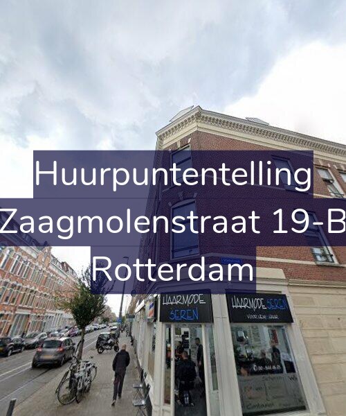 Foto gevel Huurpuntentelling voor Zaagmolenstraat 19-B, Rotterdam