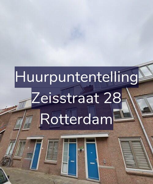 Foto gevel Huurpuntentelling voor Zeisstraat 28, Rotterdam