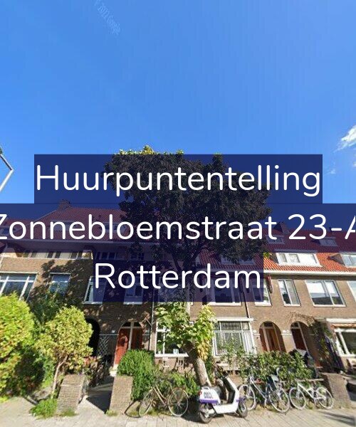 Foto gevel Huurpuntentelling voor Zonnebloemstraat 23-A, Rotterdam