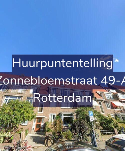 Foto gevel Huurpuntentelling voor Zonnebloemstraat 49-A, Rotterdam