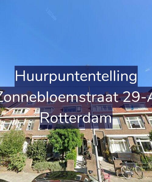 Foto gevel Huurpuntentelling voor Zonnebloemstraat 29-A, Rotterdam
