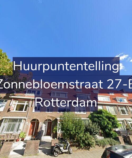 Foto gevel Huurpuntentelling voor Zonnebloemstraat 27-B, Rotterdam
