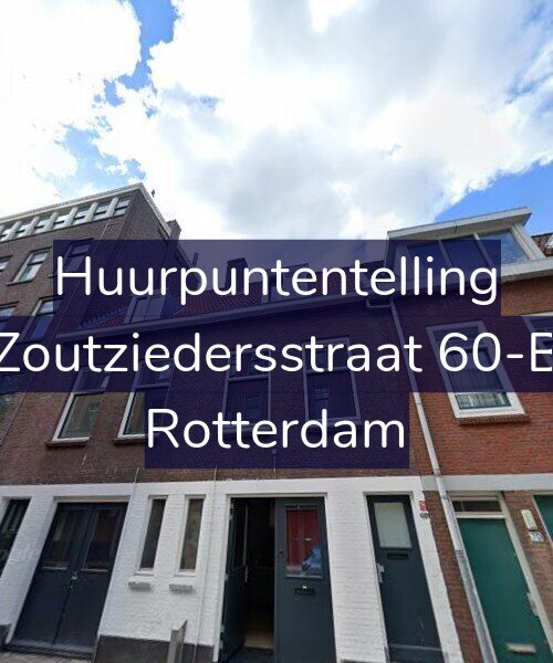 Foto gevel Huurpuntentelling voor Zoutziedersstraat 60-B, Rotterdam