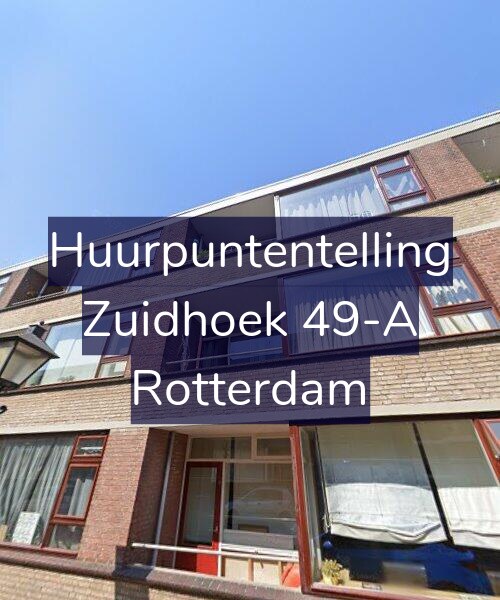 Foto gevel Huurpuntentelling voor Zuidhoek 49-A, Rotterdam