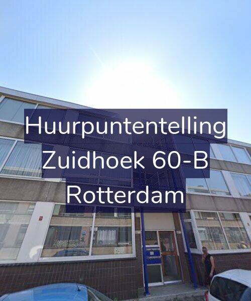 Foto gevel Huurpuntentelling voor Zuidhoek 60-B, Rotterdam