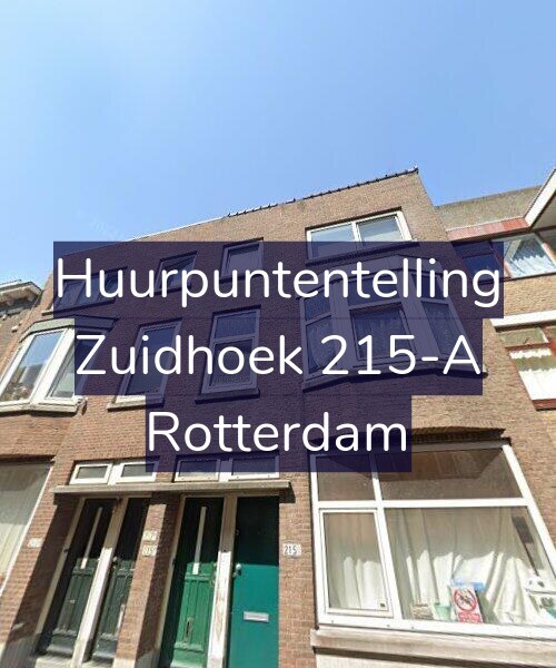 Foto gevel Huurpuntentelling voor Zuidhoek 215-A, Rotterdam