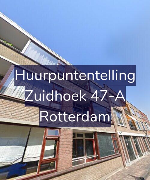 Foto gevel Huurpuntentelling voor Zuidhoek 47-A, Rotterdam