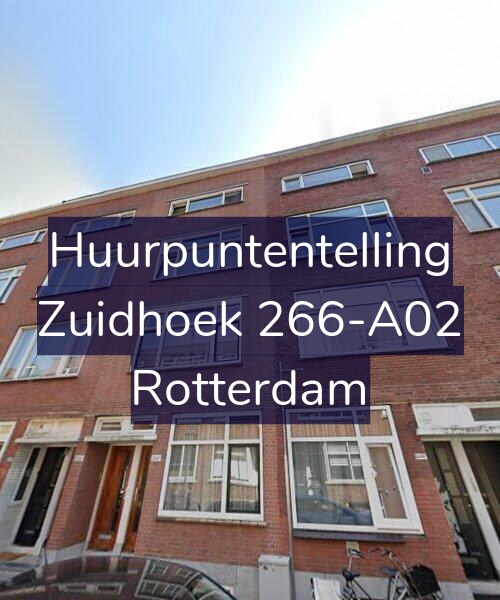 Foto gevel Huurpuntentelling voor Zuidhoek 266-A02, Rotterdam