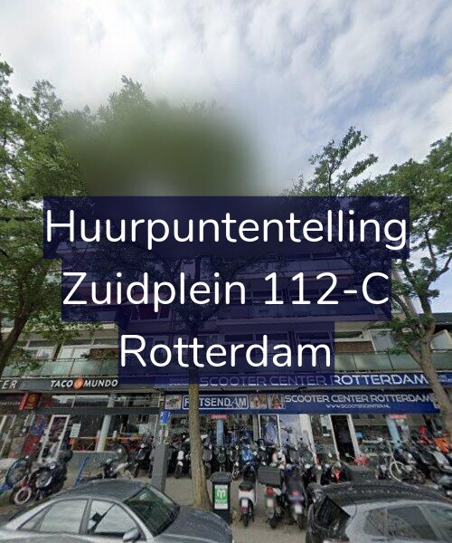 Foto gevel Huurpuntentelling voor Zuidplein 112-C, Rotterdam