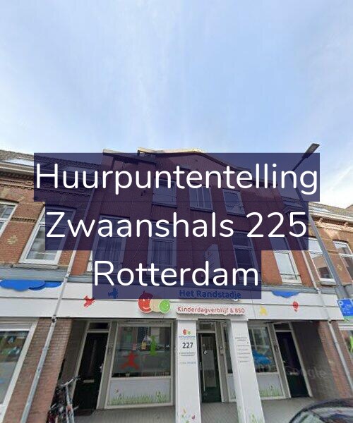 Foto gevel Huurpuntentelling voor Zwaanshals 225, Rotterdam