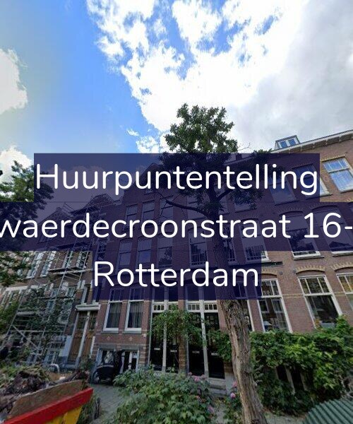 Foto gevel Huurpuntentelling voor Zwaerdecroonstraat 16-A, Rotterdam