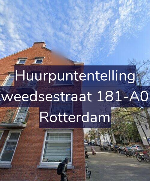 Foto gevel Huurpuntentelling voor Zweedsestraat 181-A02, Rotterdam