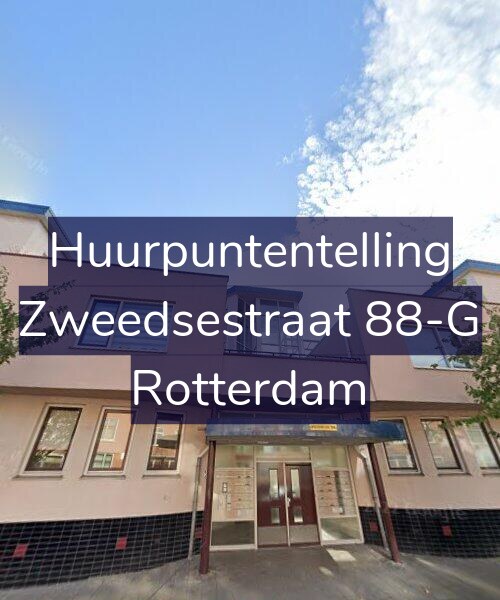 Foto gevel Huurpuntentelling voor Zweedsestraat 88-G, Rotterdam