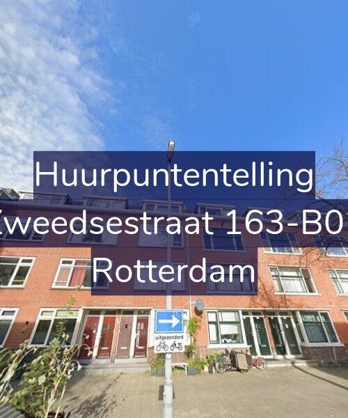 Foto gevel Huurpuntentelling voor Zweedsestraat 163-B02, Rotterdam