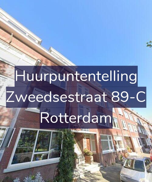 Foto gevel Huurpuntentelling voor Zweedsestraat 89-C, Rotterdam