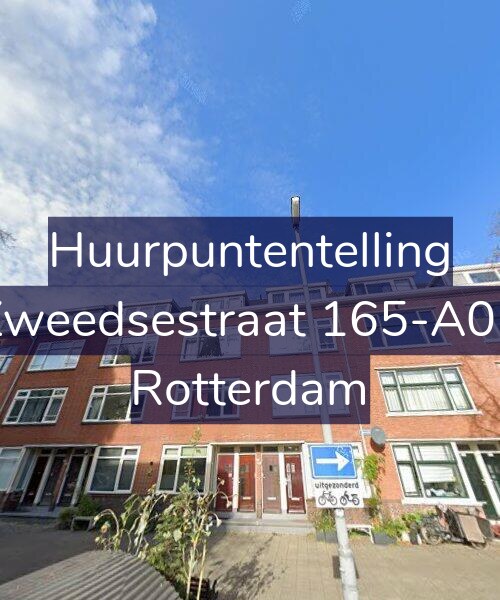 Foto gevel Huurpuntentelling voor Zweedsestraat 165-A01, Rotterdam