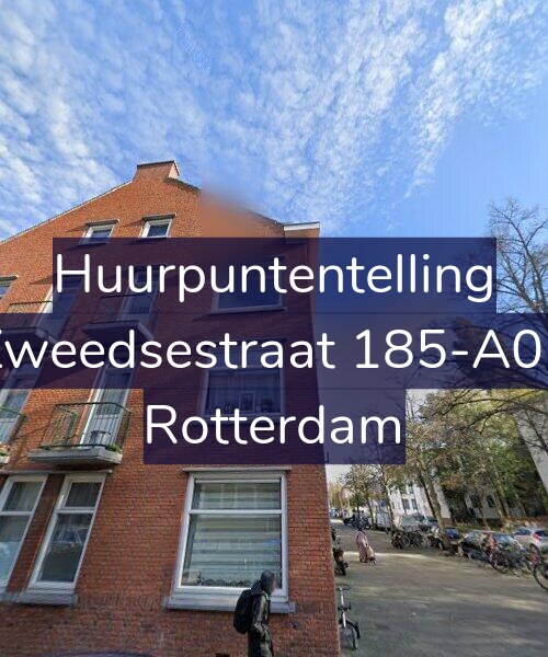 Foto gevel Huurpuntentelling voor Zweedsestraat 185-A02, Rotterdam