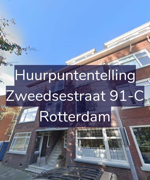 Foto gevel Huurpuntentelling voor Zweedsestraat 91-C, Rotterdam