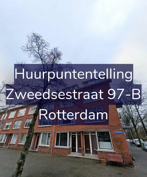 Foto gevel Huurpuntentelling voor Zweedsestraat 97-B, Rotterdam