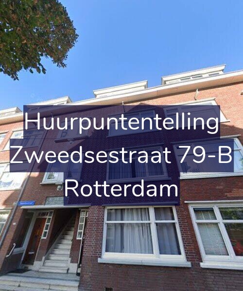 Foto gevel Huurpuntentelling voor Zweedsestraat 79-B, Rotterdam