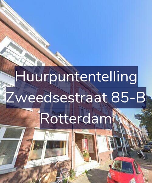 Foto gevel Huurpuntentelling voor Zweedsestraat 85-B, Rotterdam
