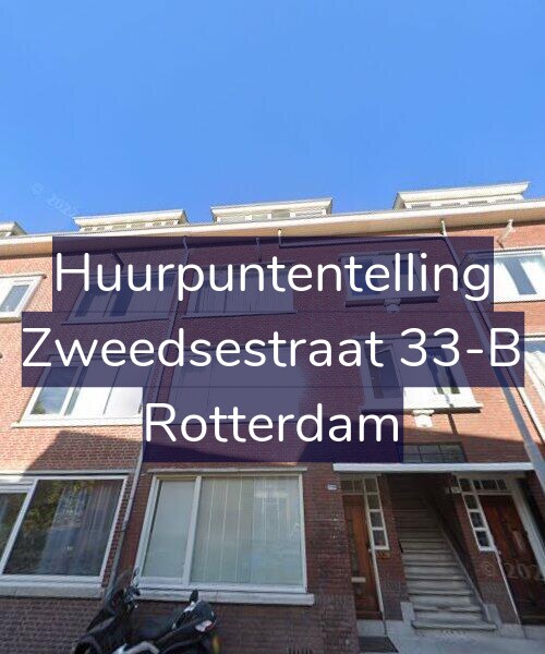 Foto gevel Huurpuntentelling voor Zweedsestraat 33-B, Rotterdam