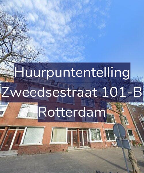 Foto gevel Huurpuntentelling voor Zweedsestraat 101-B, Rotterdam