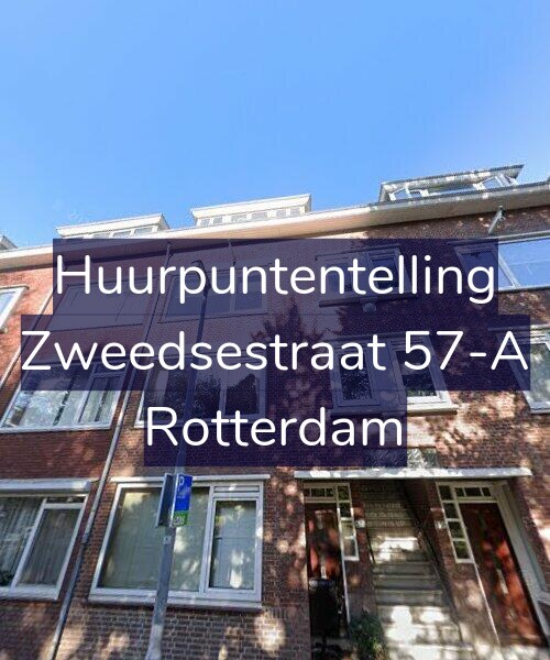 Foto gevel Huurpuntentelling voor Zweedsestraat 57-A, Rotterdam
