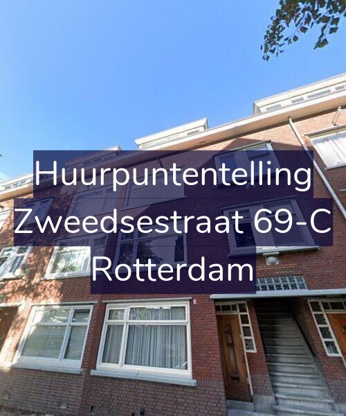 Foto gevel Huurpuntentelling voor Zweedsestraat 69-C, Rotterdam