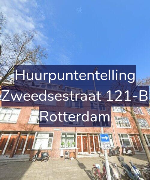 Foto gevel Huurpuntentelling voor Zweedsestraat 121-B, Rotterdam