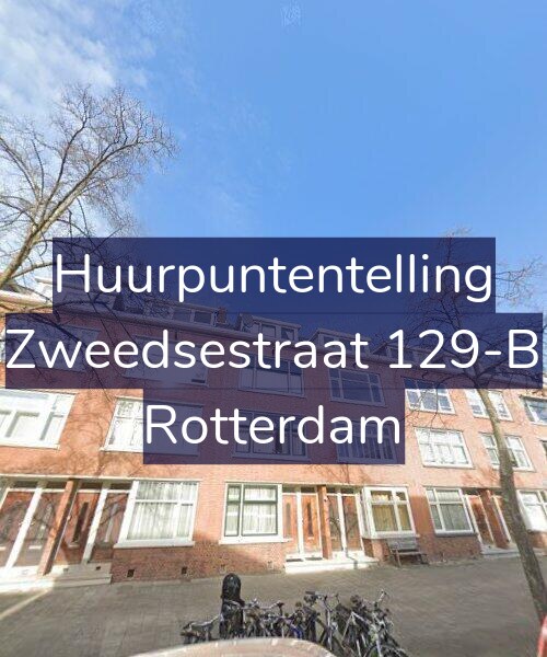 Foto gevel Huurpuntentelling voor Zweedsestraat 129-B, Rotterdam