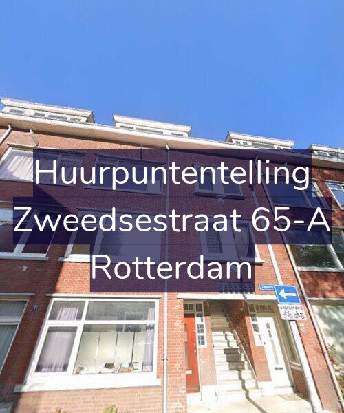 Foto gevel Huurpuntentelling voor Zweedsestraat 65-A, Rotterdam