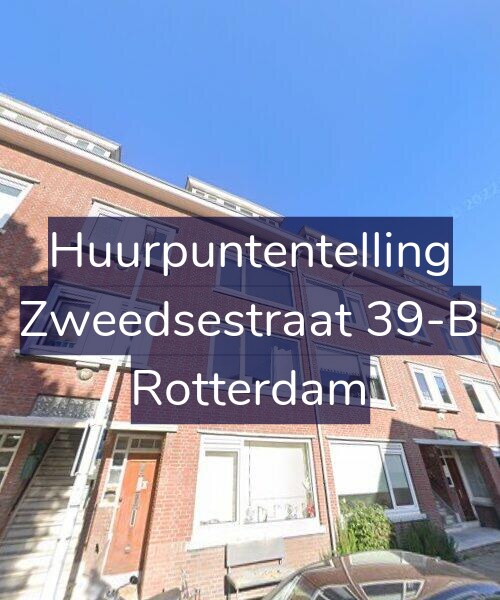 Foto gevel Huurpuntentelling voor Zweedsestraat 39-B, Rotterdam