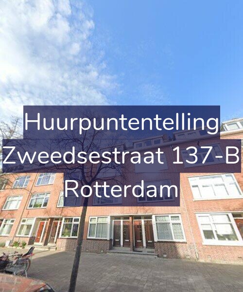 Foto gevel Huurpuntentelling voor Zweedsestraat 137-B, Rotterdam
