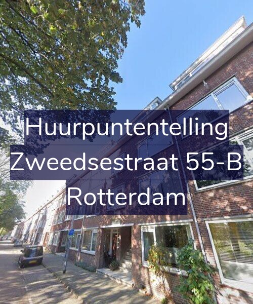 Foto gevel Huurpuntentelling voor Zweedsestraat 55-B, Rotterdam