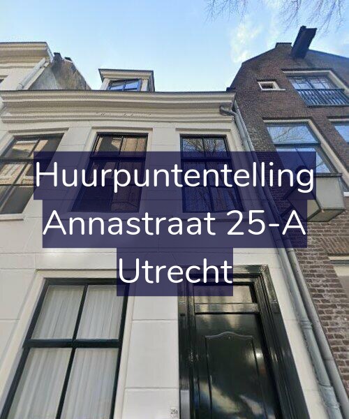Foto gevel Huurpuntentelling voor Annastraat 25-A, Utrecht