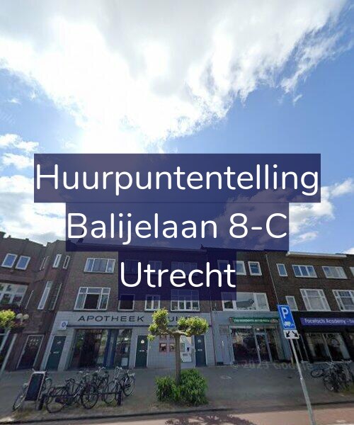 Foto gevel Huurpuntentelling voor Balijelaan 8-C, Utrecht