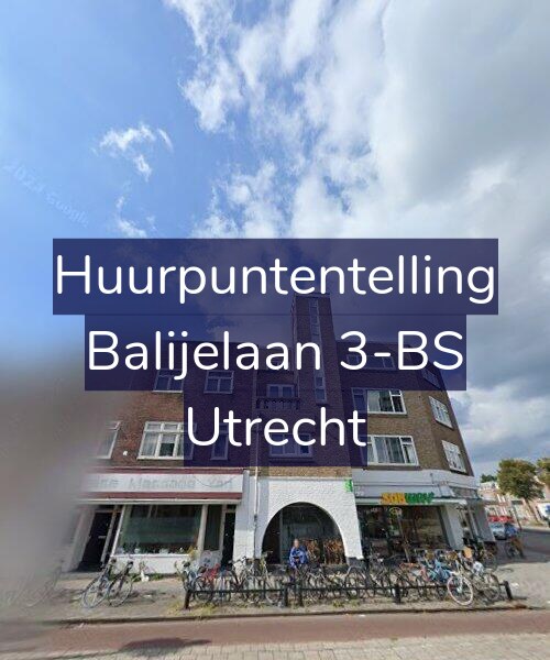 Foto gevel Huurpuntentelling voor Balijelaan 3-BS, Utrecht
