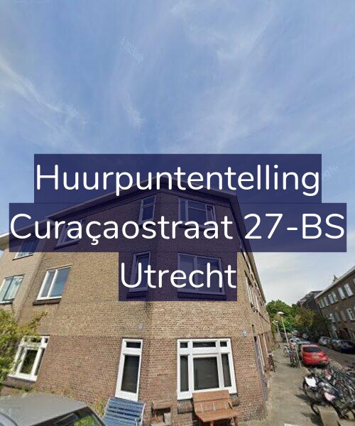 Foto gevel Huurpuntentelling voor Curaçaostraat 27-BS, Utrecht