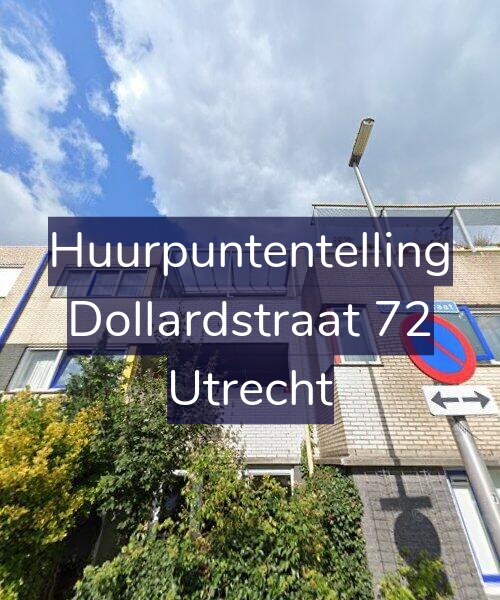 Foto gevel Huurpuntentelling voor Dollardstraat 72, Utrecht