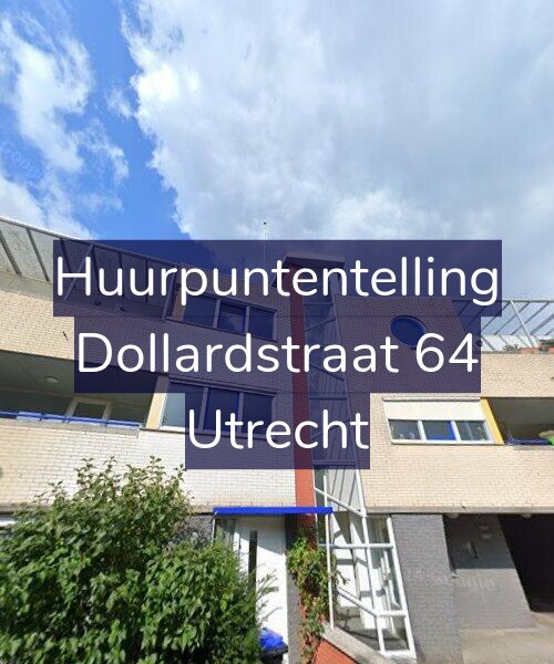 Foto gevel Huurpuntentelling voor Dollardstraat 64, Utrecht