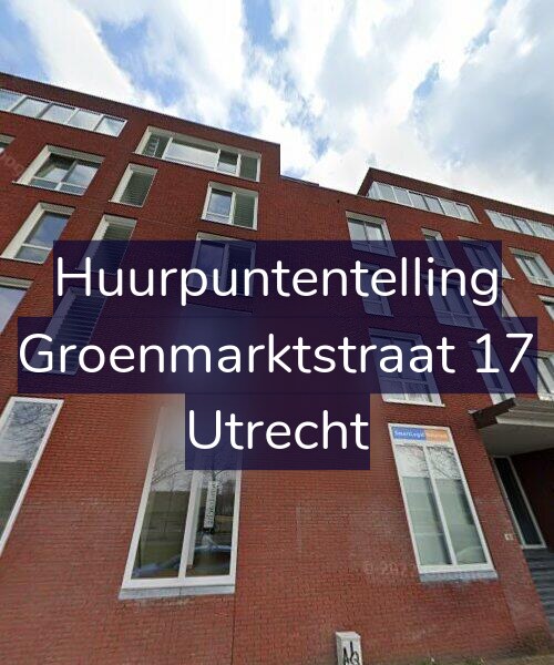 Foto gevel Huurpuntentelling voor Groenmarktstraat 17, Utrecht
